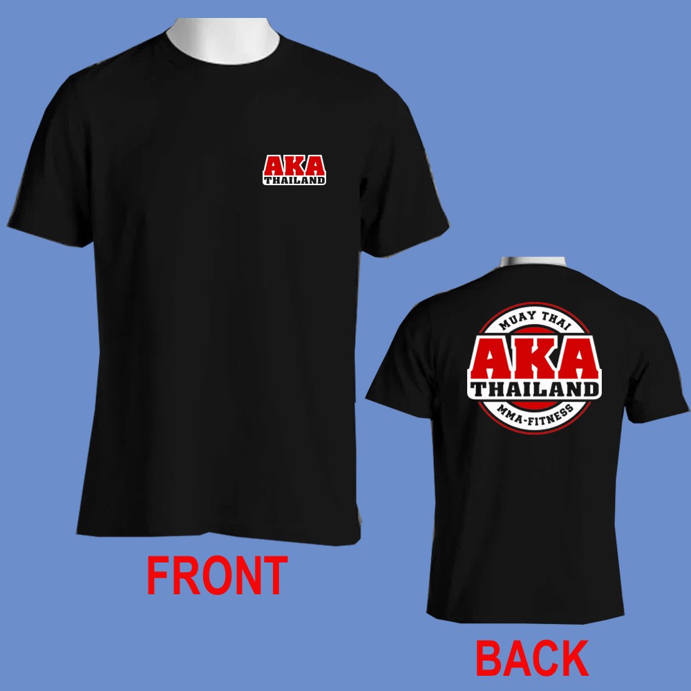 AKA Thailand Muay Thai Gym Men’s Black Size S-5XL