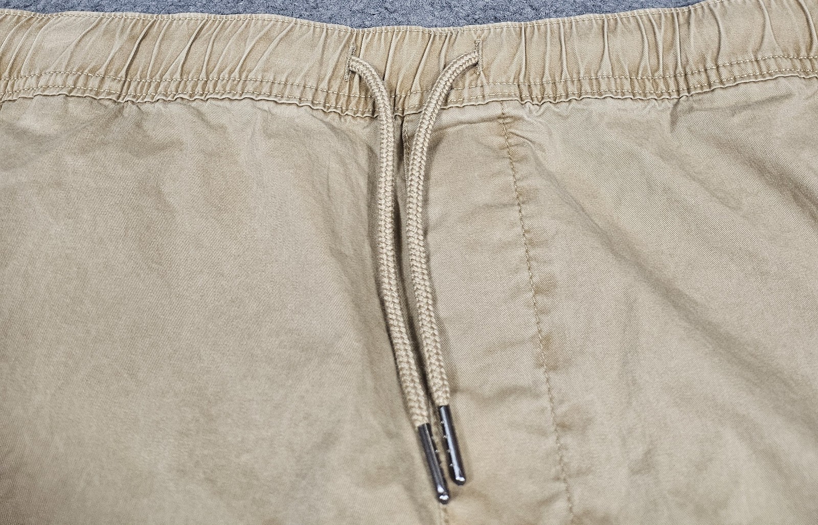 Men’s Jogger Pants 2XL 44-46 No Boundaries Urban Khaki Twill Elastic Waist