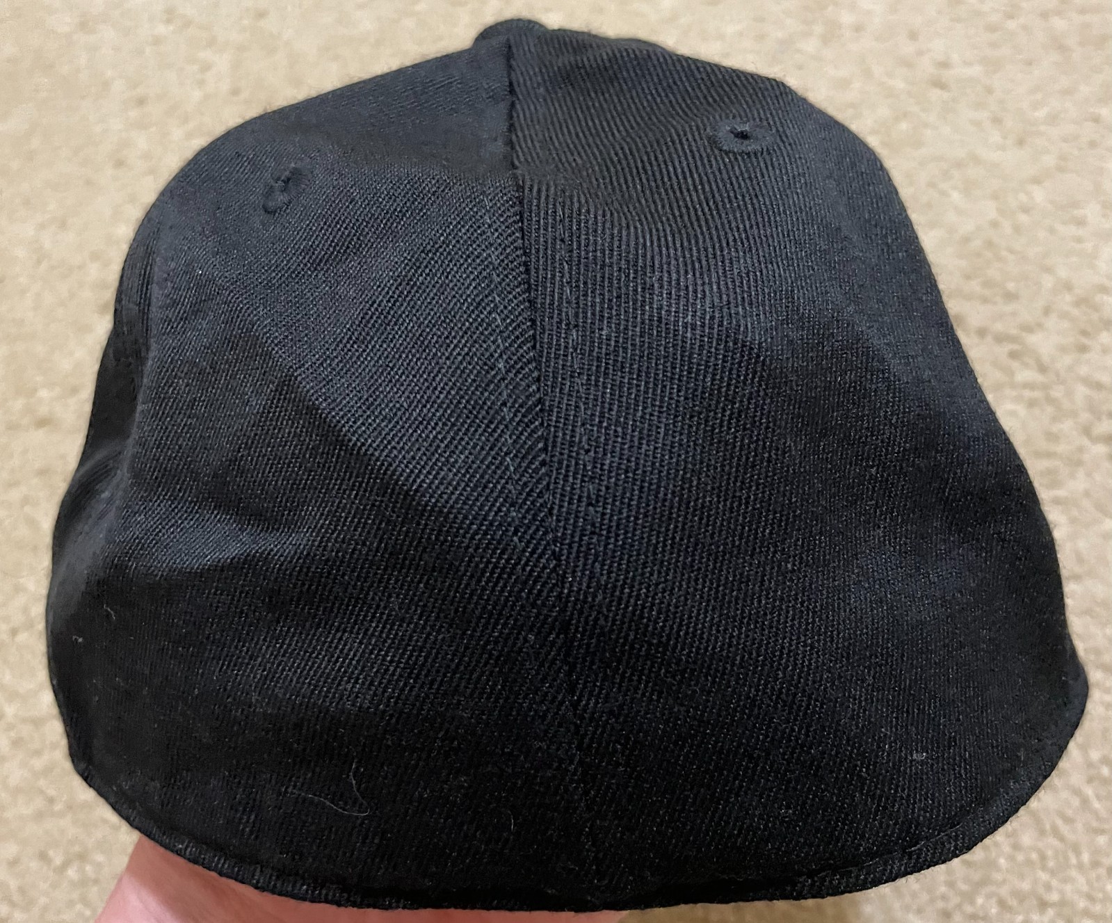TB12 Cap Hat Black 7 1/4-7 5/8 Tom Brady Logo 210 Flex Fitted Patriots