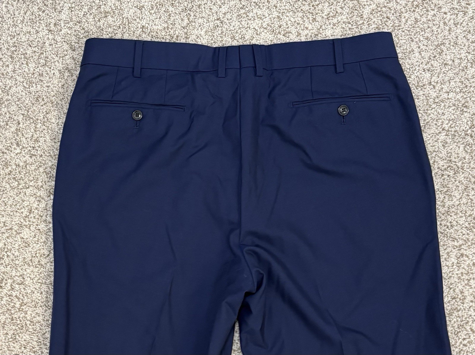 Hiltl The Ultimate Trouser Wool Navy Blue 38 X 32 Vitale Barberis Canonico Pants