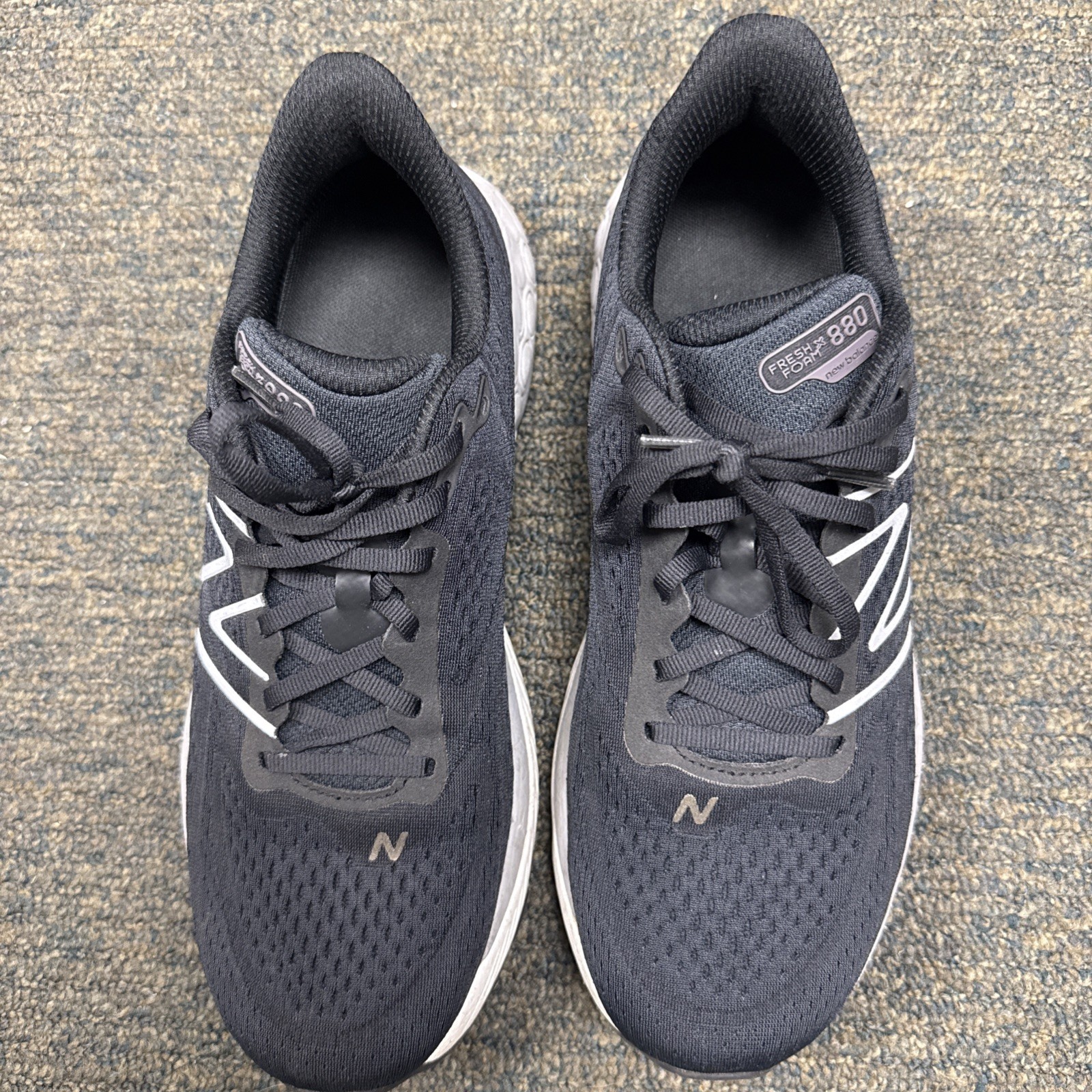 New Balance Size 10 Blk Fresh Foam 880 Sneaker Running Shoe