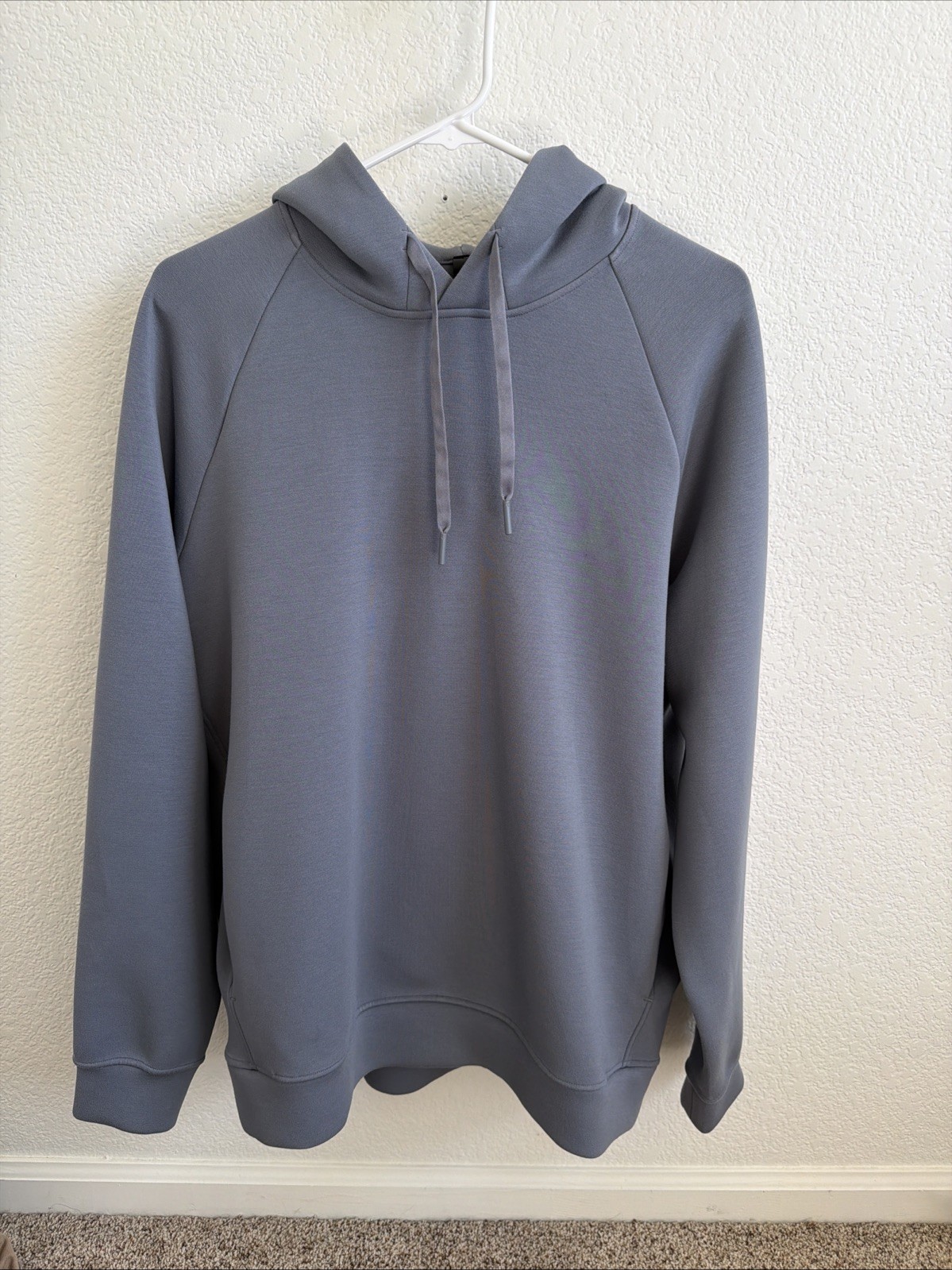 Lululemon Smooth Spacer Hoodie Oil Grey Mens Medium EUC