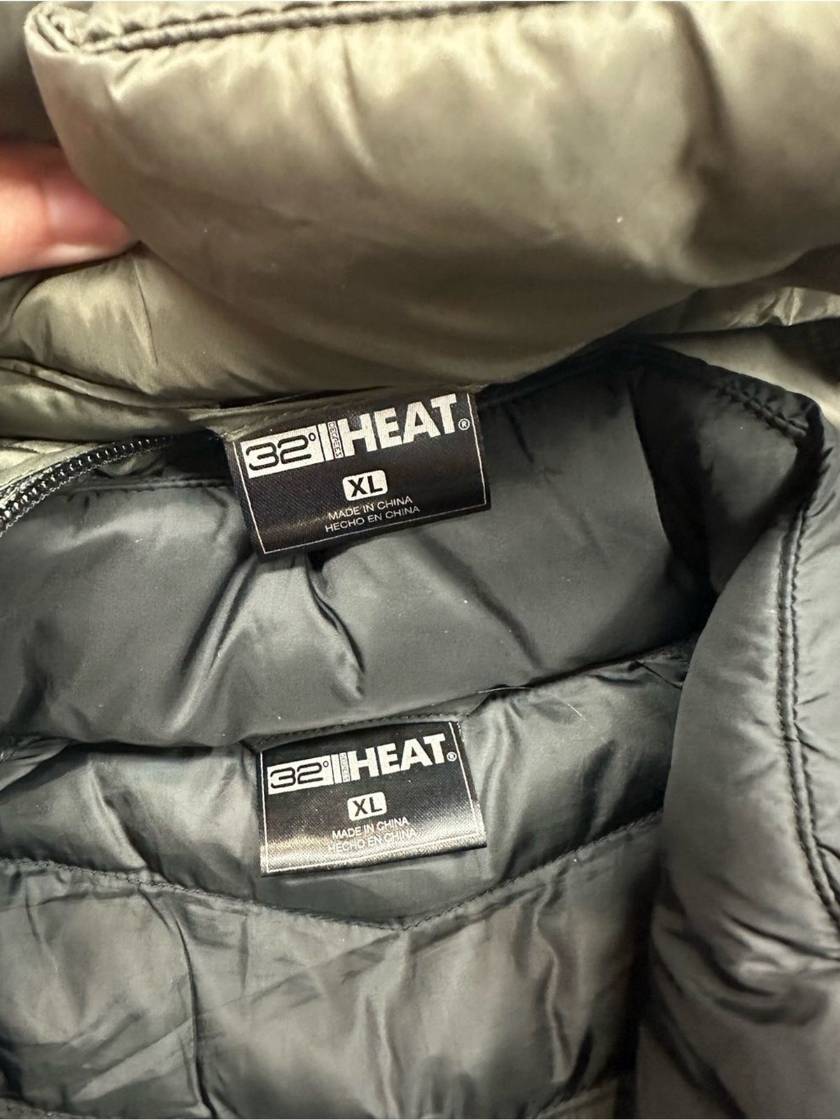 32 Degrees Women’s Softshell Quilted Hybrid Puffer 3-Piece Jacket Bundle XL