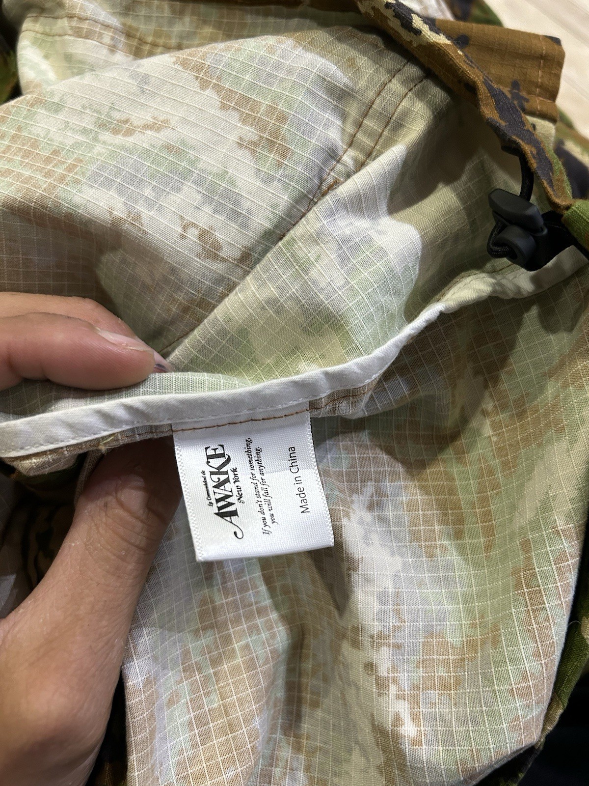 Size S – Awake Digi Camo Ripstop Field Jacket – Green