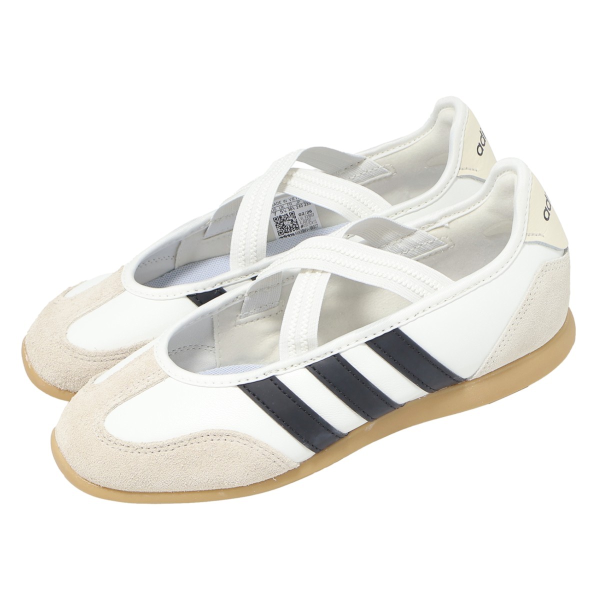 adidas Barreda Mary Jane White Black Gum JQ2127 Women’s New