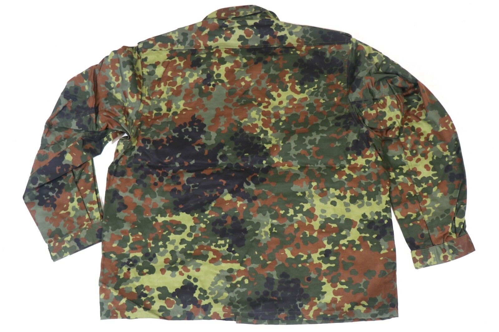 New German Bundeswehr Flecktarn Jacket Camo Military Fleck Shirt Army Woodland