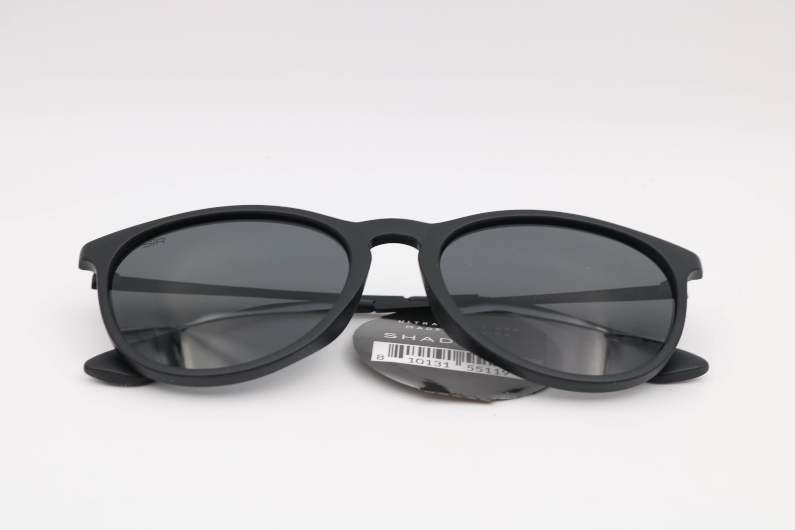 Shady Rays Allure Stealth Black Round Ls-18 Polarized Sunglasses 55-19-148