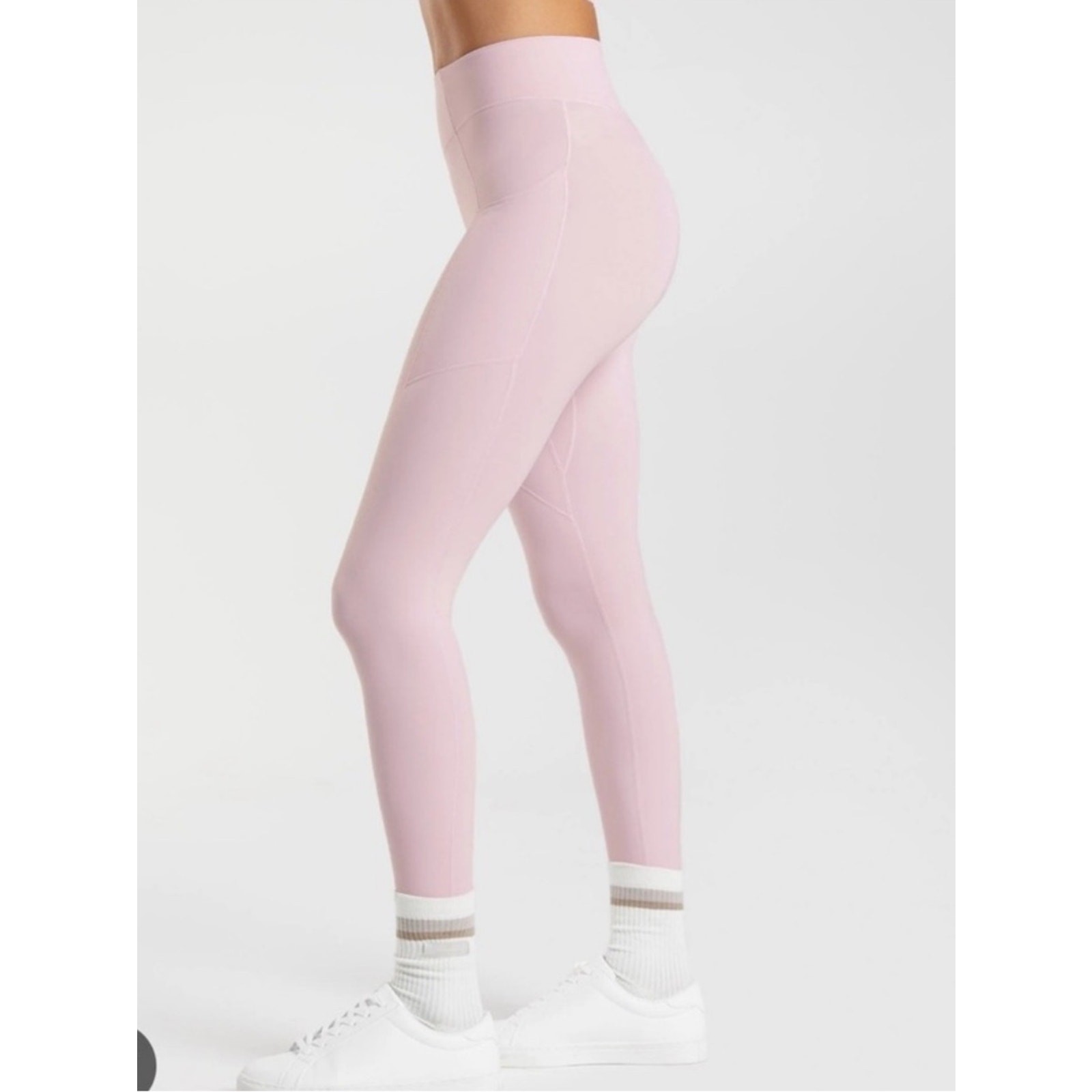 Gymshark x Whitney Simmons light pink everyday pocket leggings full length small