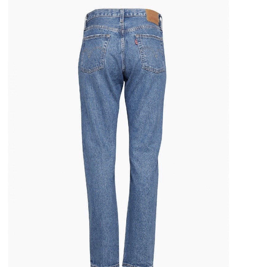 Levi’s Straight Leg Distressed 501 Button Fly Jeans