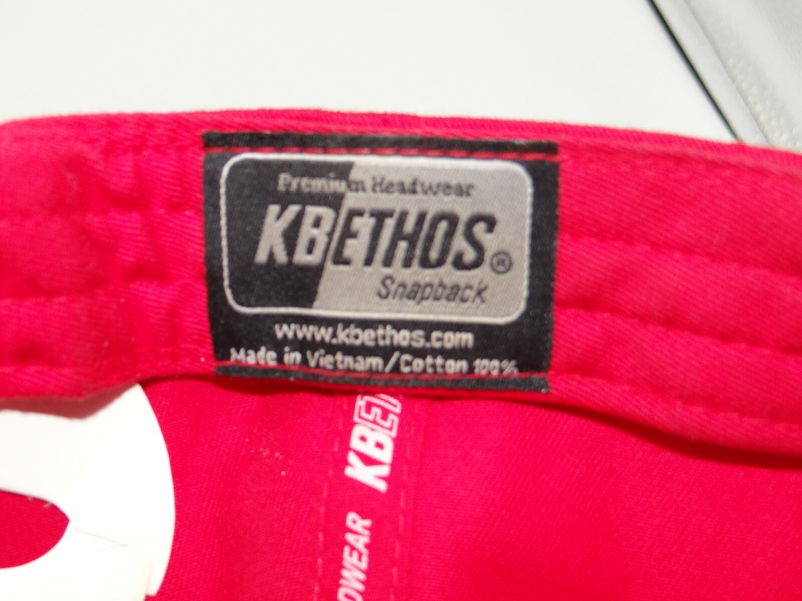Kbethos Snapback 100% Red Fresh New York Hat