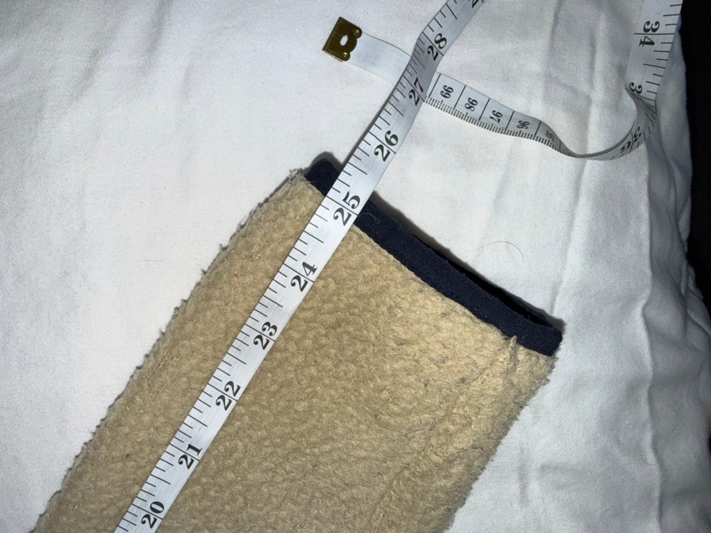 Patagonia Retro Pile Quarter Zip Fleece Mens S Tan Khaki Navy 22811