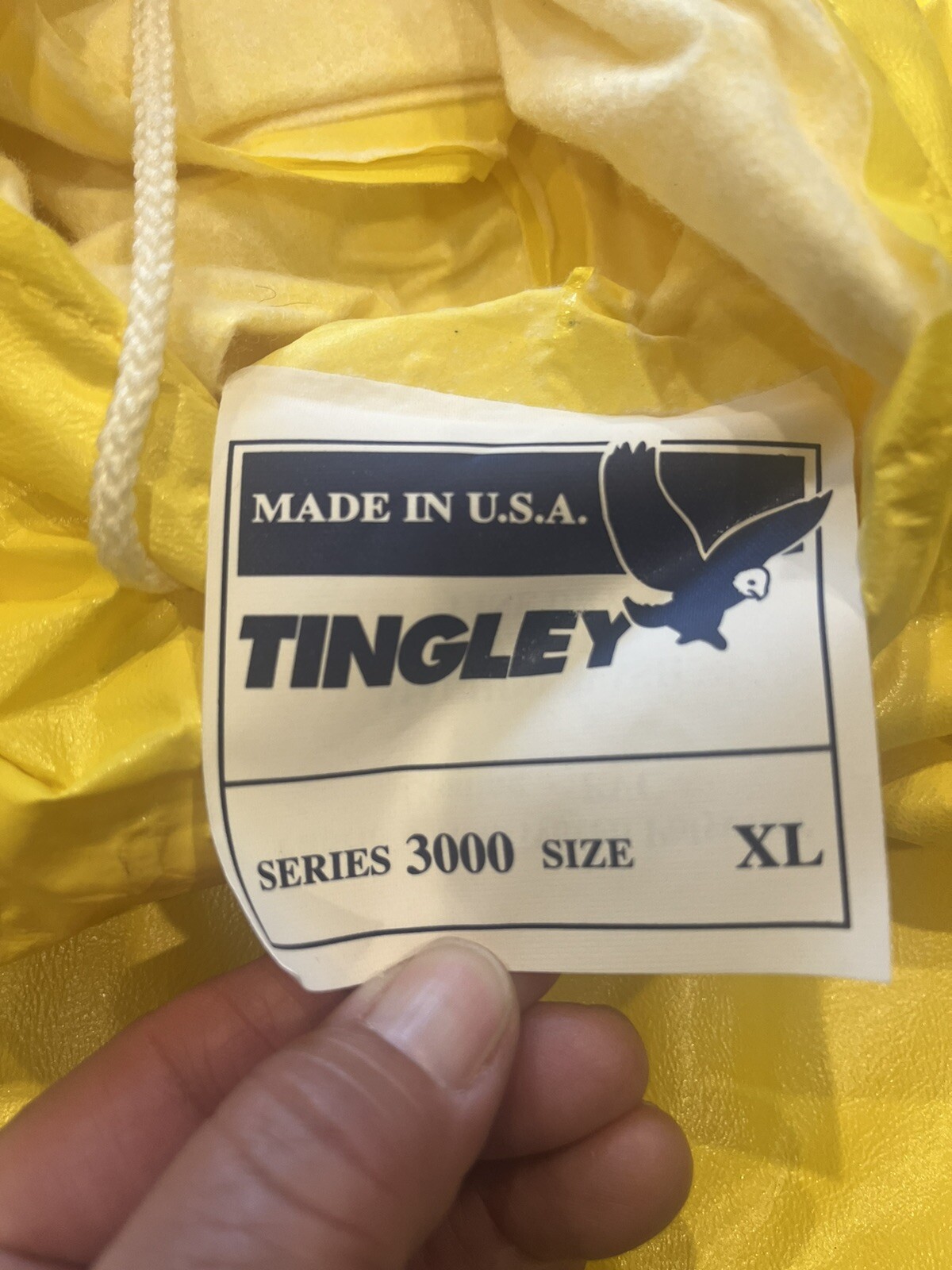 Tingley – Tuff Light Raingear Jacket – Yellow – Size Men’s X-Large