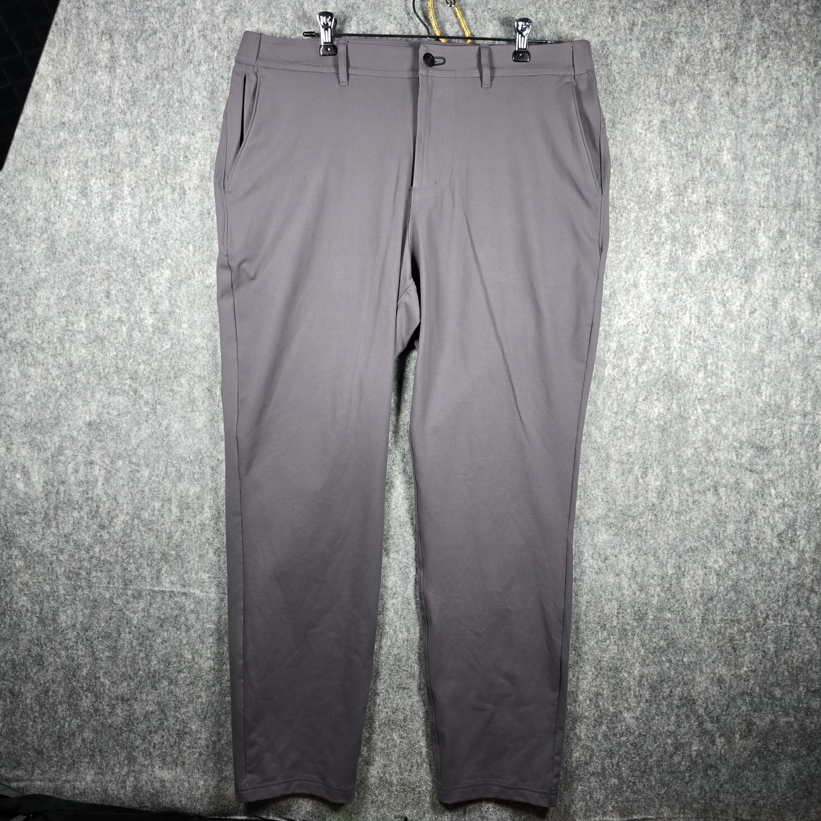 Public Rec Pants Mens 33×28.5 Gray Dealmaker Workday Five Pocket Chino Preppy