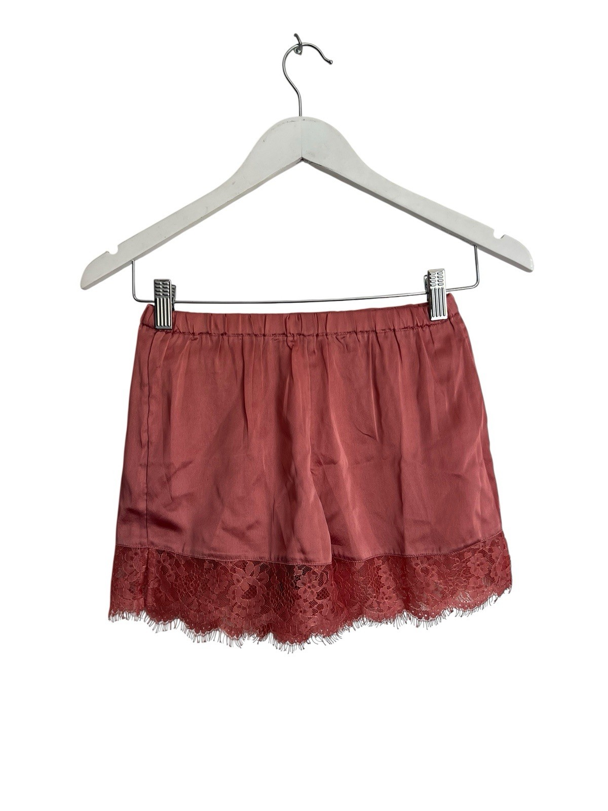 Monsoon Accessorize Pyjamas Pink Lace Trim Cami Satin RRP £35 Size XS 8