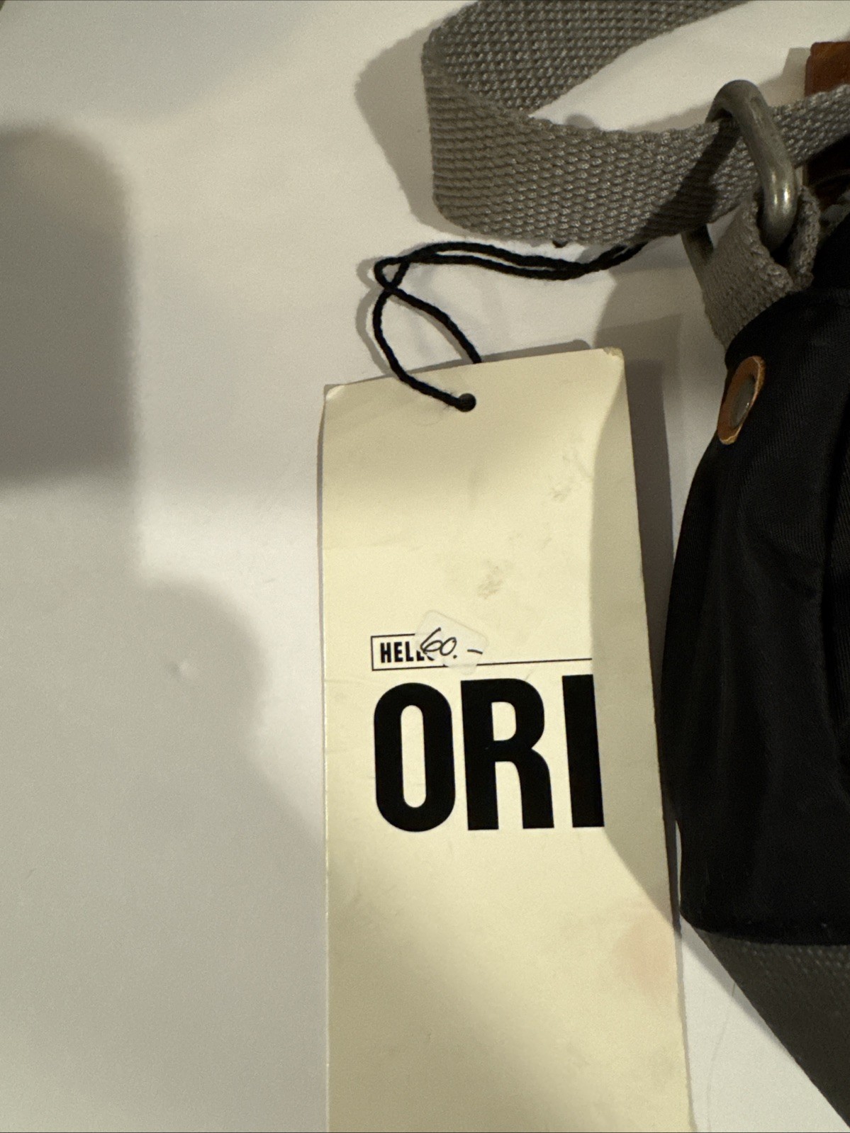 Ori London Black Paddington S Round Recycled Nylon Crossbody Bag NWT