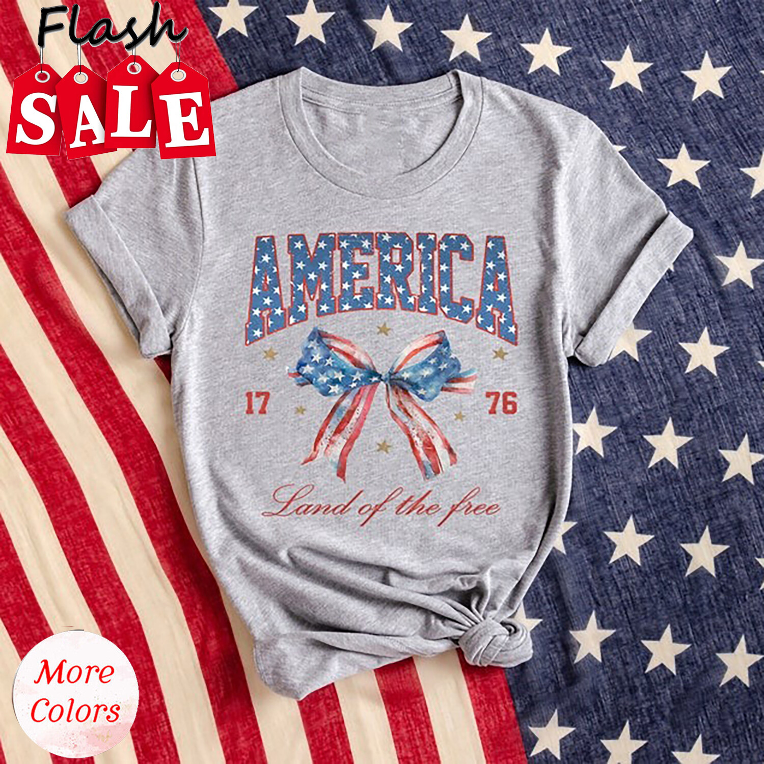 2025/USA shirt, Summer BBQ Shirt, Red White and Blue, America Tee, Coquette Bow