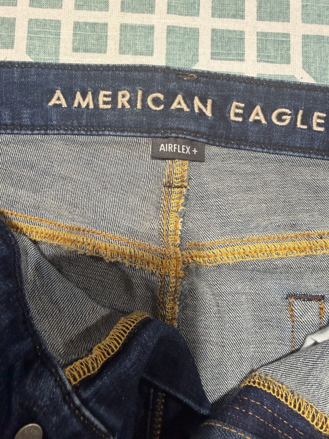 American Eagle AirFlex+ Original Straight Jeans 38×30