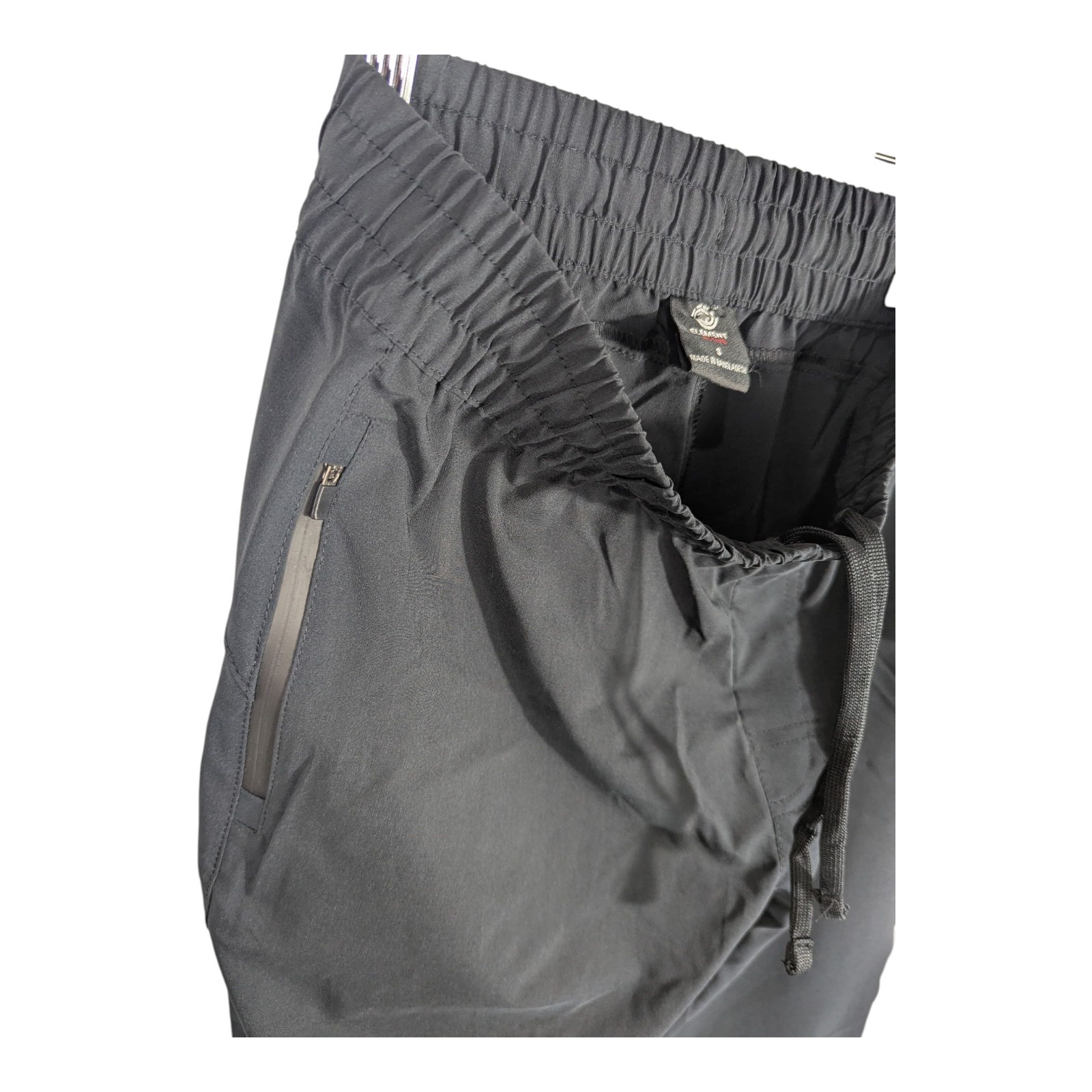 Element Skateboarding Joggers Y2k Pants Mens size Small Black Skater Zip Pockets