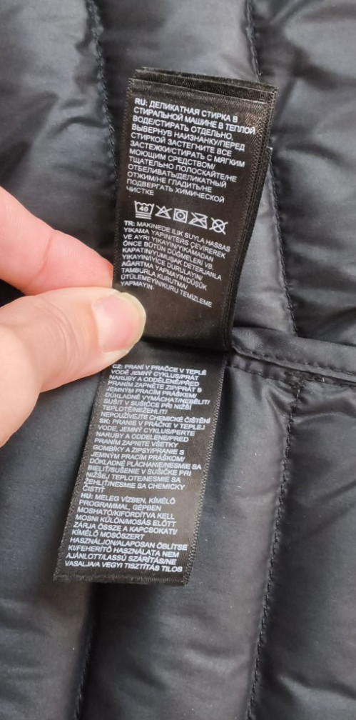 The North Face Pro Down Puffer Jacket Women’s M Black 700FP Mock Neck #W4929