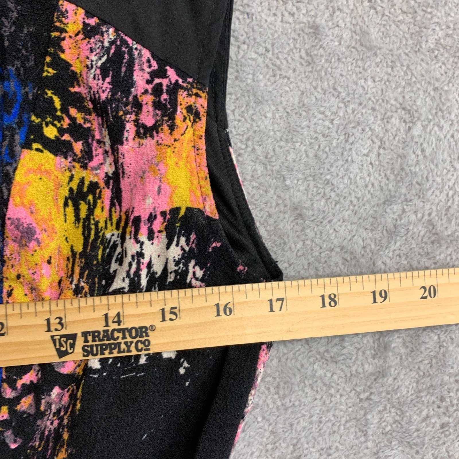 Bar III Women’s S Abstract Print Sleeveless Mini Shirt Dress Multicolor P0051