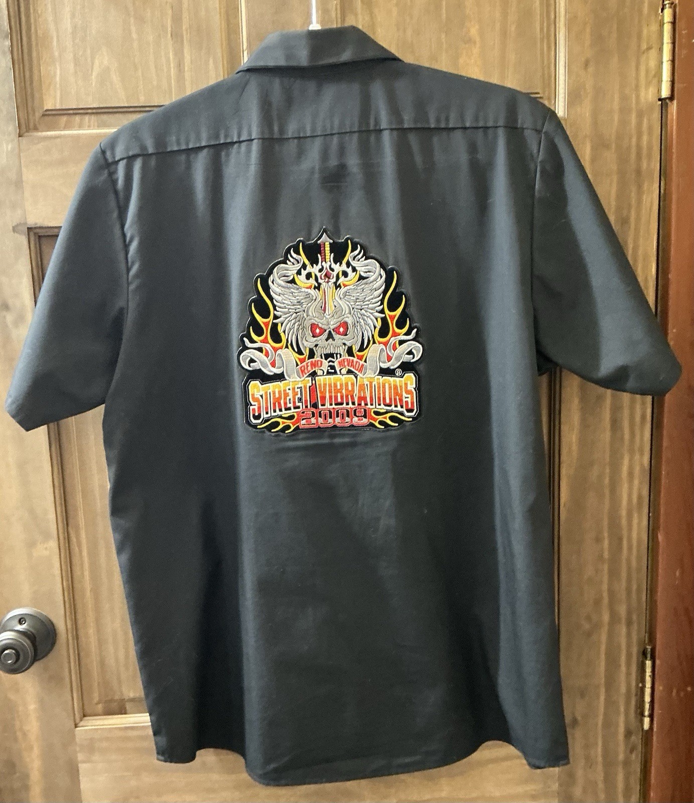 Blue&White By Magic Group Street Vibrations Black Shirt Men’s L Reno 2009
