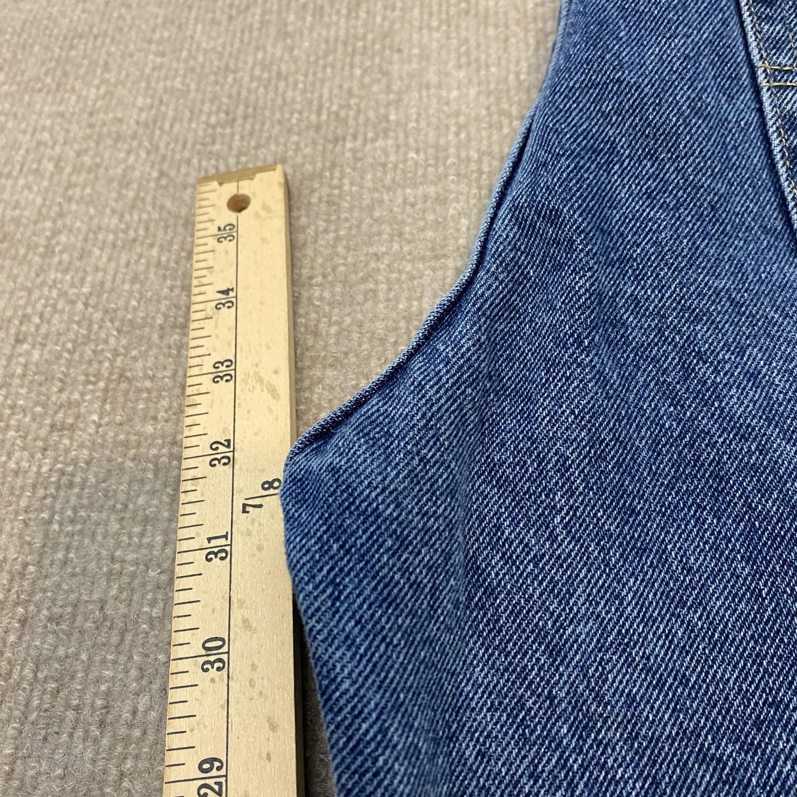 Wrangler Authentics Jeans Mens 32×32 Blue Medium Wash Relaxed Straight Denim