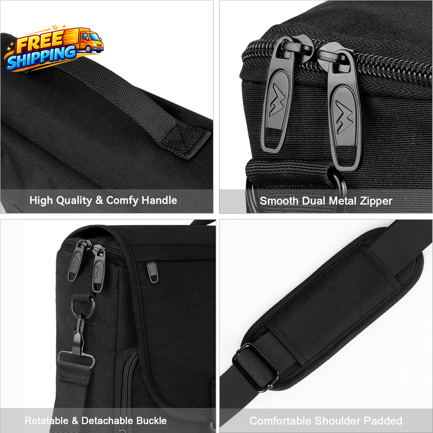 Messenger Bag for Men Briefcases Lightweight Men’S Laptop Bag 15.6 Inch Water