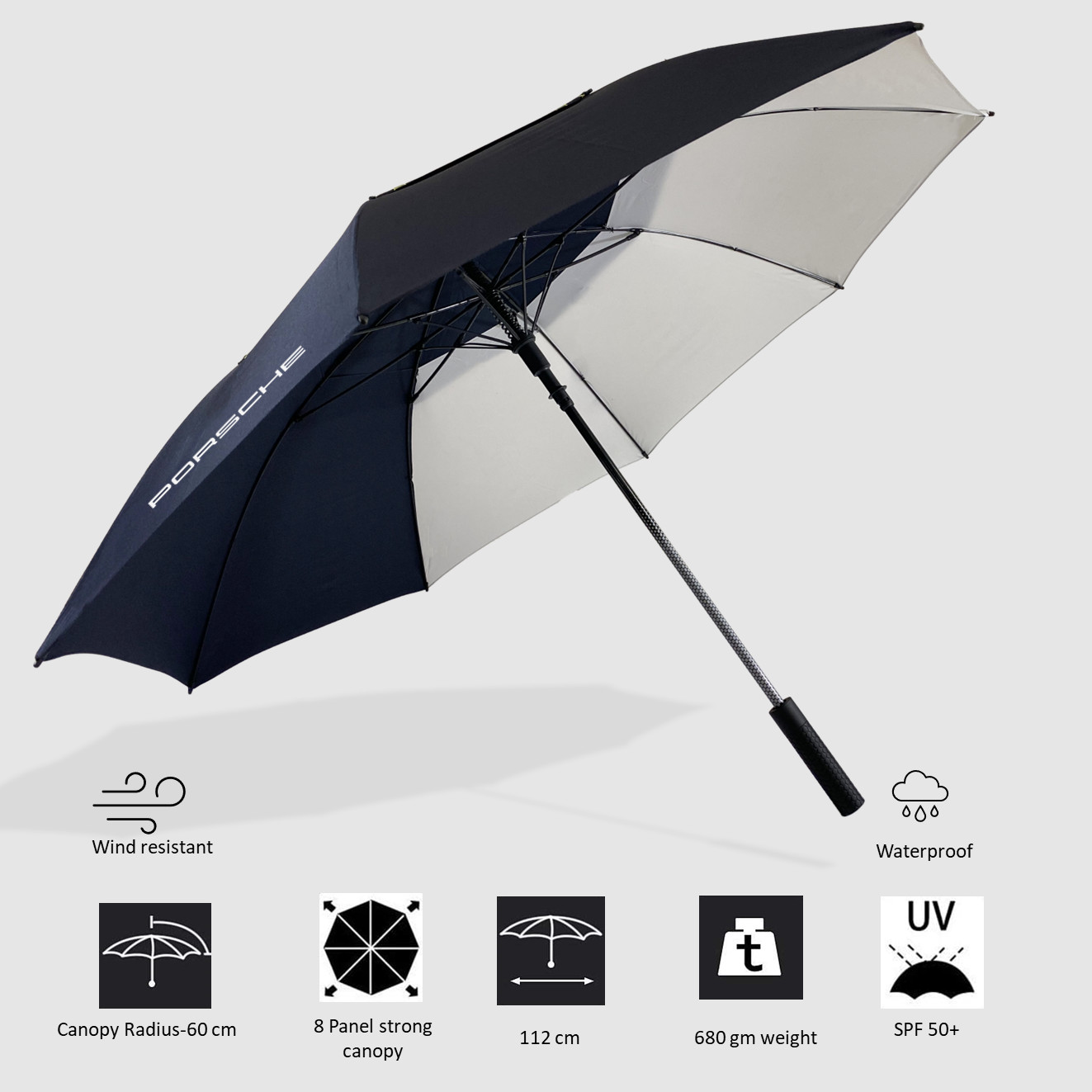 Authentic Porsche Umbrella Genuine Accessories Gift Merchandise WAP5400030K0SP