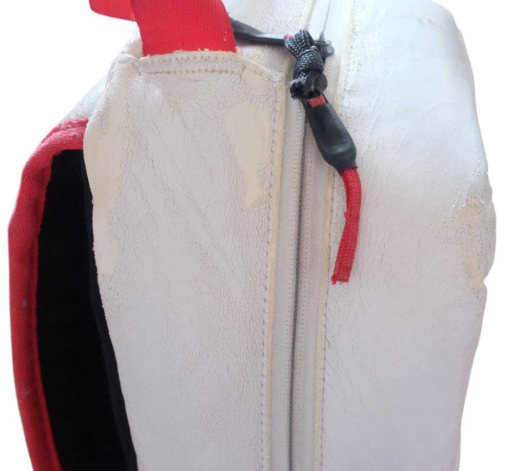 Nike Air Jordan 3 Retro Backpack White PU Leather Large Cement Pattern