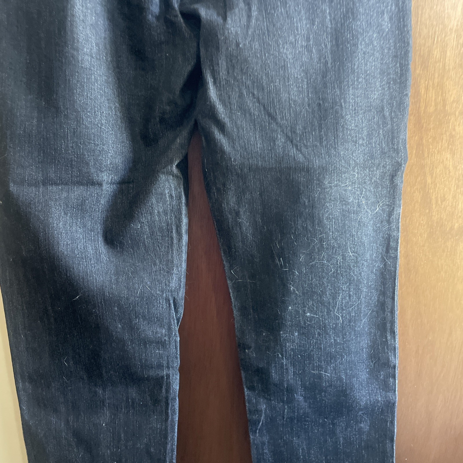 Gloria Vanderbilt AMANDA Black Jeans-Zipper/Button Closure-Size 14 MISSY AVERAGE
