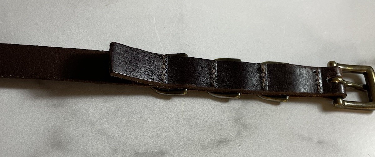 R.M.Williams Men’s Brown Leather Solid Belt Adjustable Size 36/91