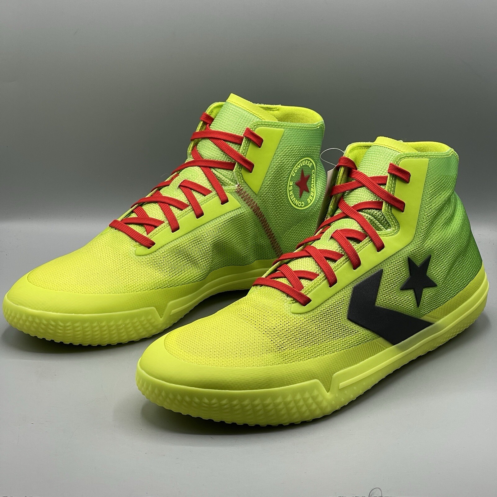 Converse Men’s 15 Sneakers All Star Pro BB Nocturnal Lime Volt 166322C