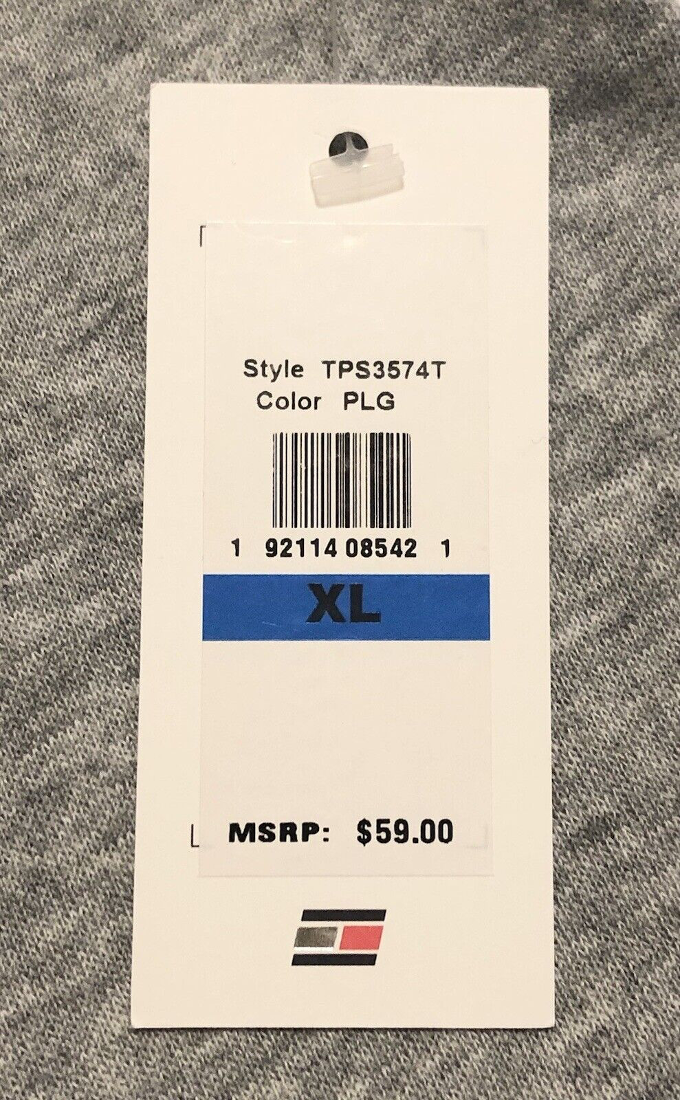 NWT TOMMY HILFIGER SPORT ASH GRAY FUNNEL NECK GRAPHIC SWEATSHIRT XL MSRP $59.00
