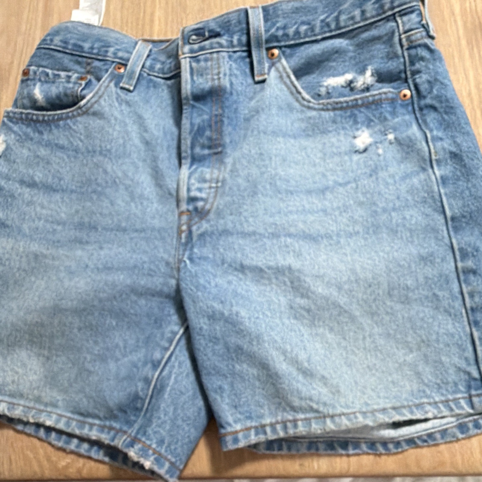Women’s 501 Jean Short Mid Rise Thigh Length