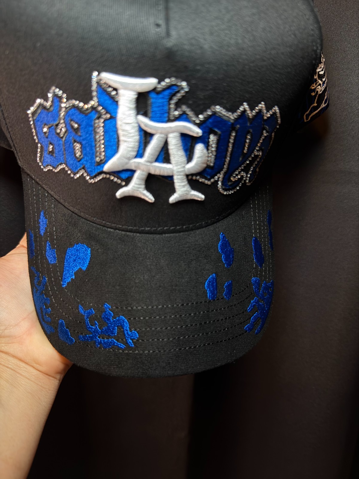 DANDY HATS X JUNIOR H SAD BOYZ “ANGEL AZUL” LIMITED EDITION SNAPBACK – NO BOX
