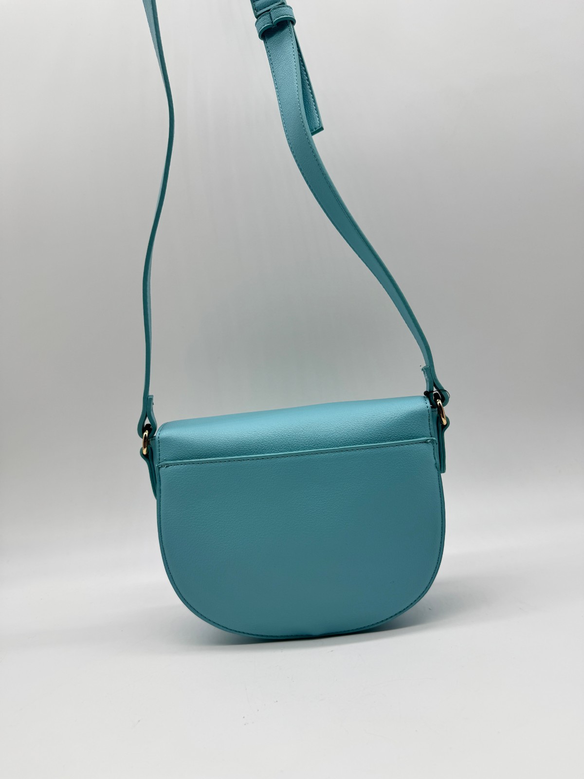 On 34th Holmme women’s small saddle crossbody bag -SEA SPRAY / AQUA~