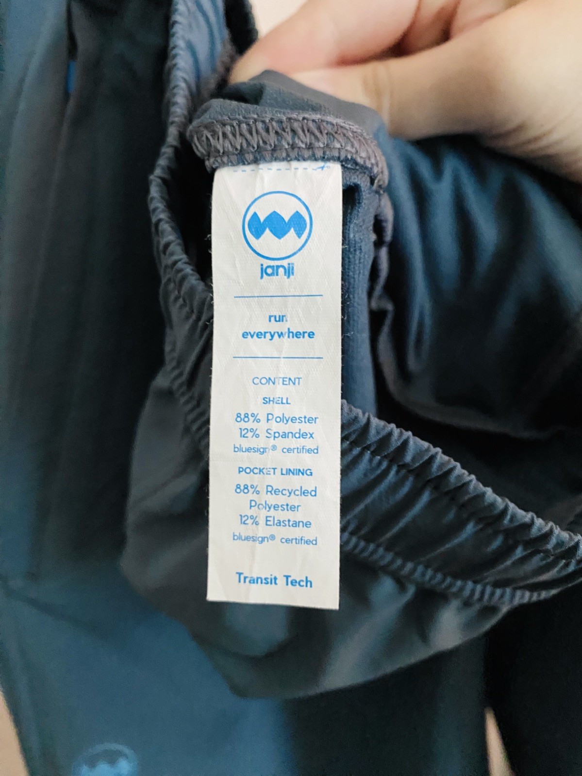Janji Men’s Transit Tech Pants – Men’s Small, Blue-ish Grey Performance Joggers