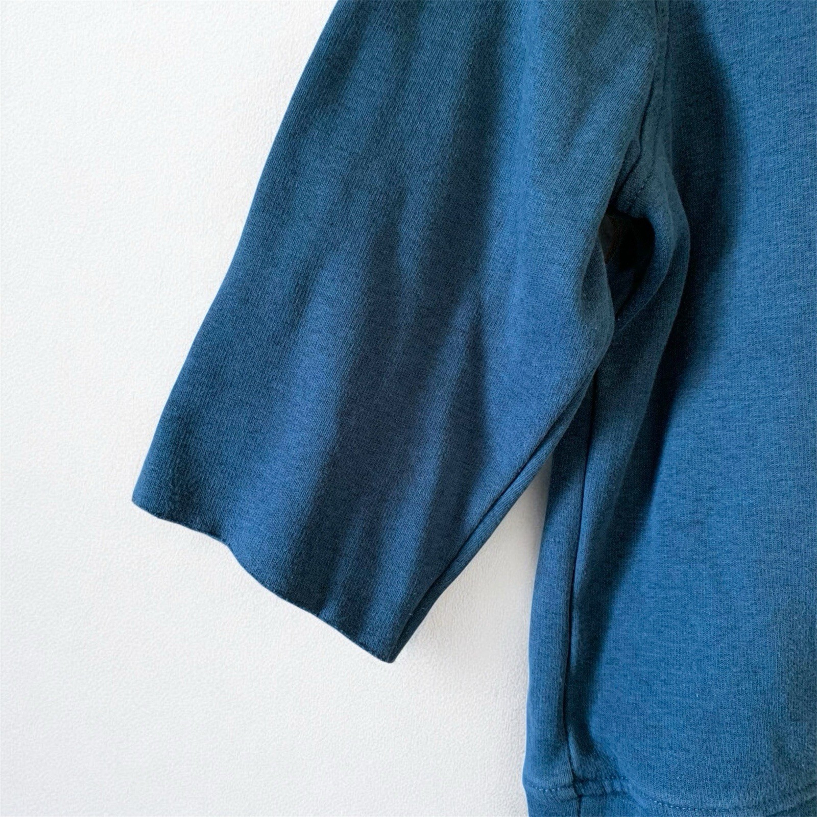 The North Face Blue Green Teal 3/4 Sweater Fleece Lined Size Medium