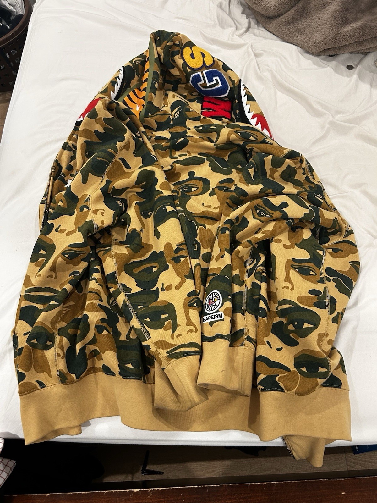 Bape x KidSuper Lightweight Multi-Camo Jacket Size L