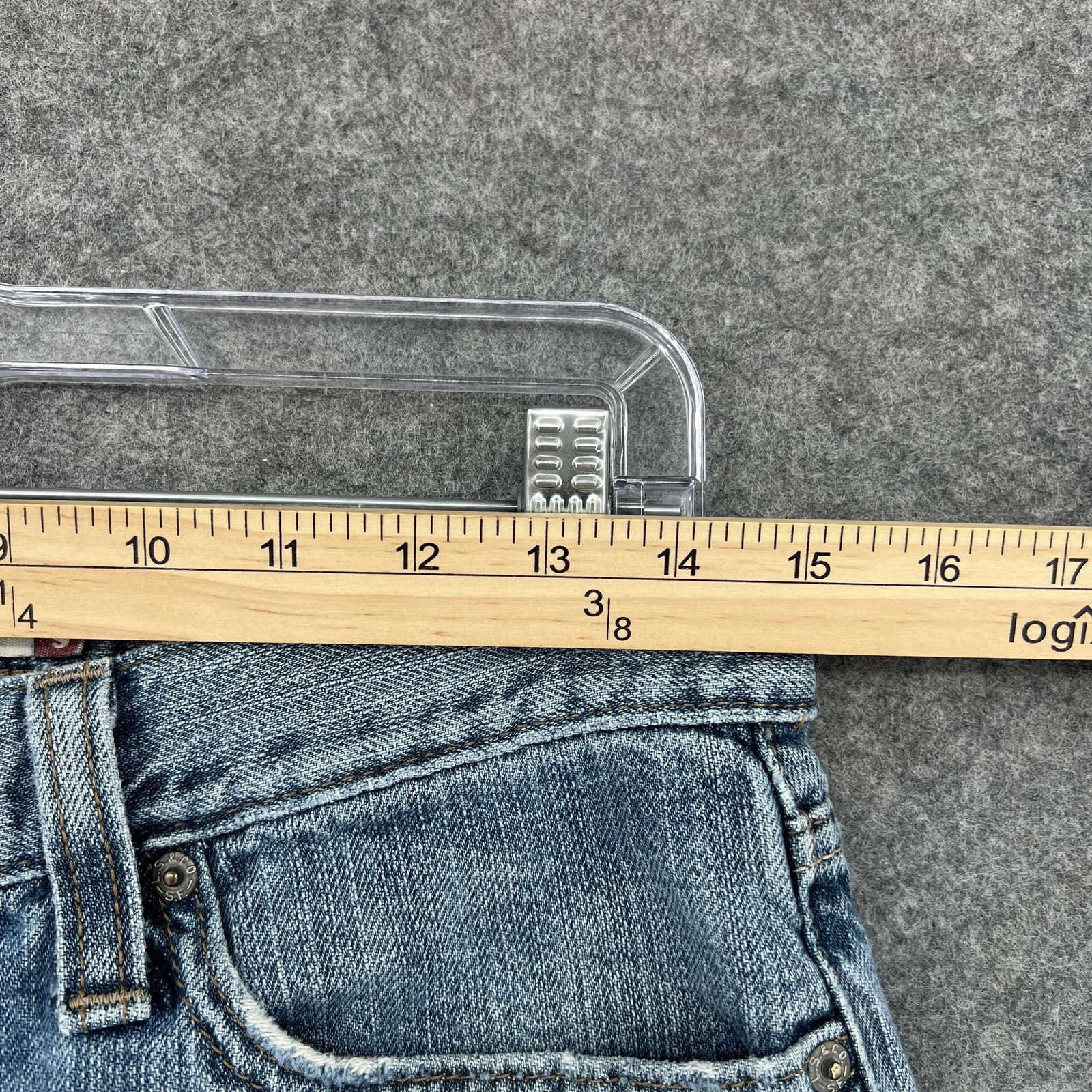Levis 514 Jeans Mens 29×30 Blue Light Wash Slim Fit Straight Denim Cotton Casual