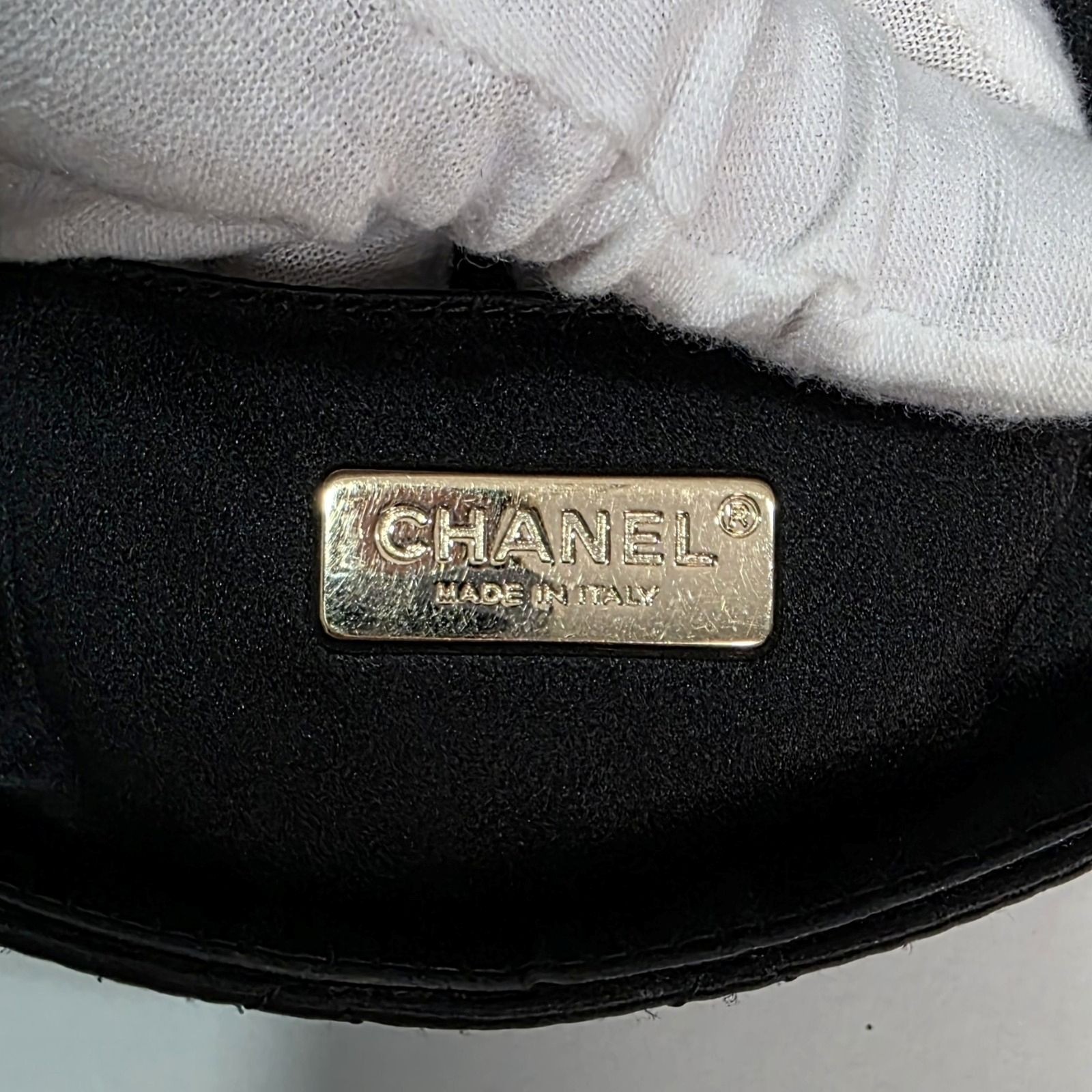 Chanel Classic Mini Rectangle Silk GHW Black Bag 18x9x5cm SN: 21827026