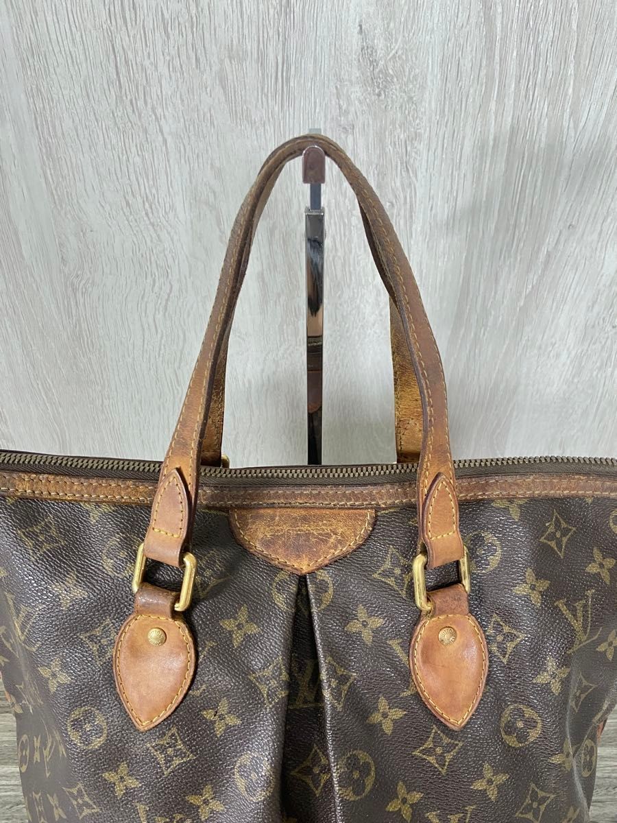 LOUIS VUITTON Bag: Palermo GM M40146 Brown W30H26D17cm w/o accessories;