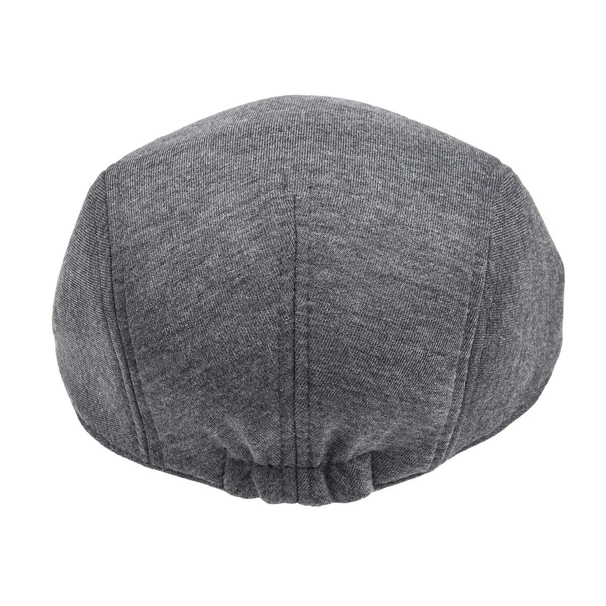 Men Cotton Newsboy Cap Soft Fit Cabbie Hat