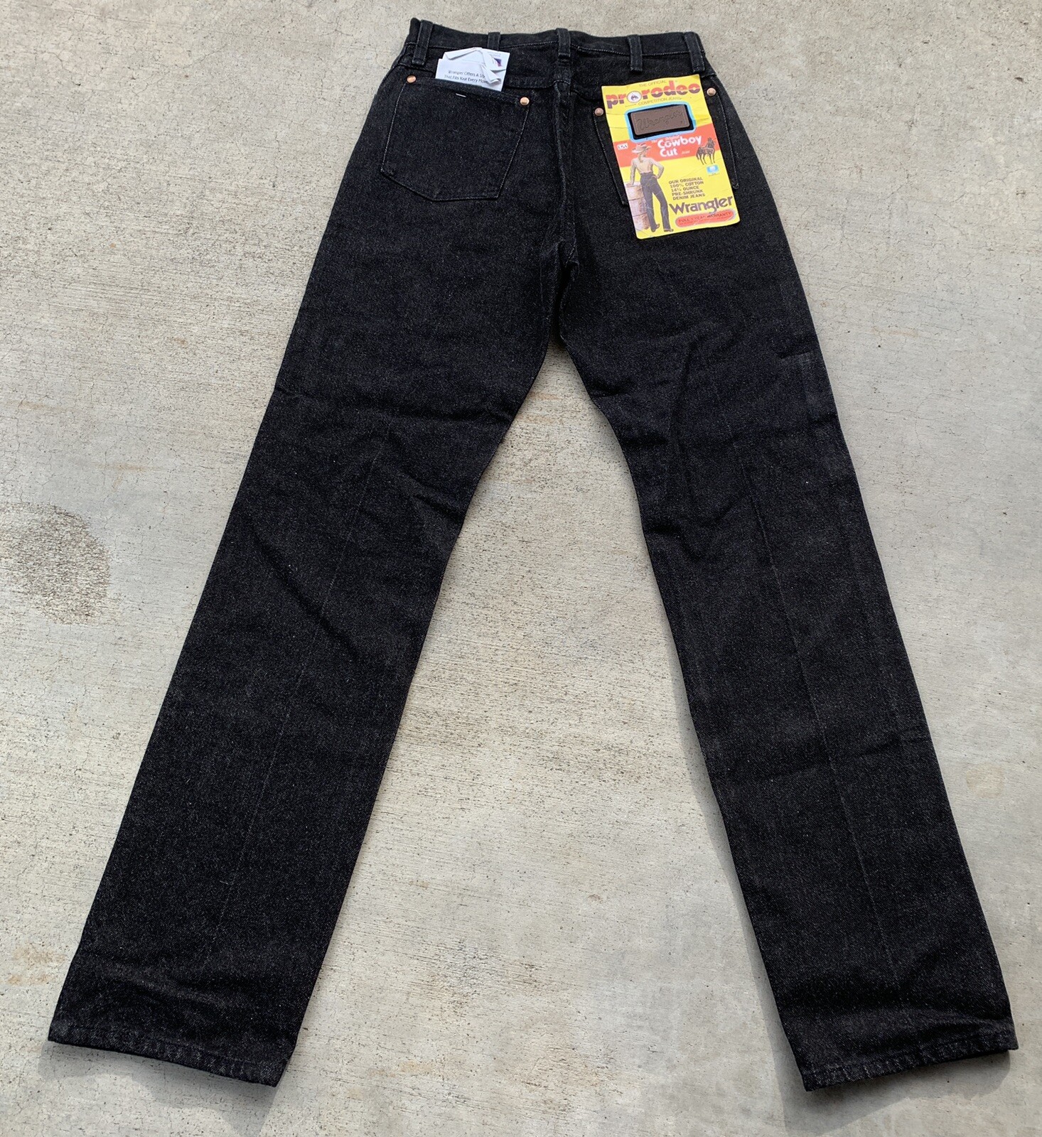 Vintage Wrangler Jeans Cowboy Cut 13MBKG 11 X 34 28 In Waist USA Made High Waist