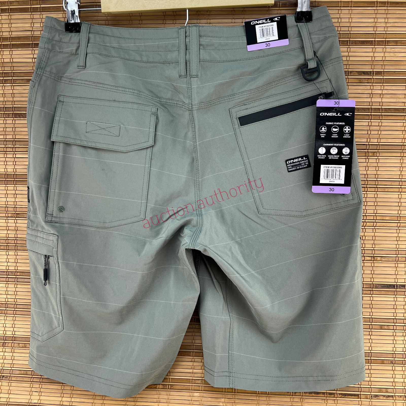 New ONeill Hybrid Crossover Quick Dry Shorts Mens Grey Blue Grey Black ALL SIZES