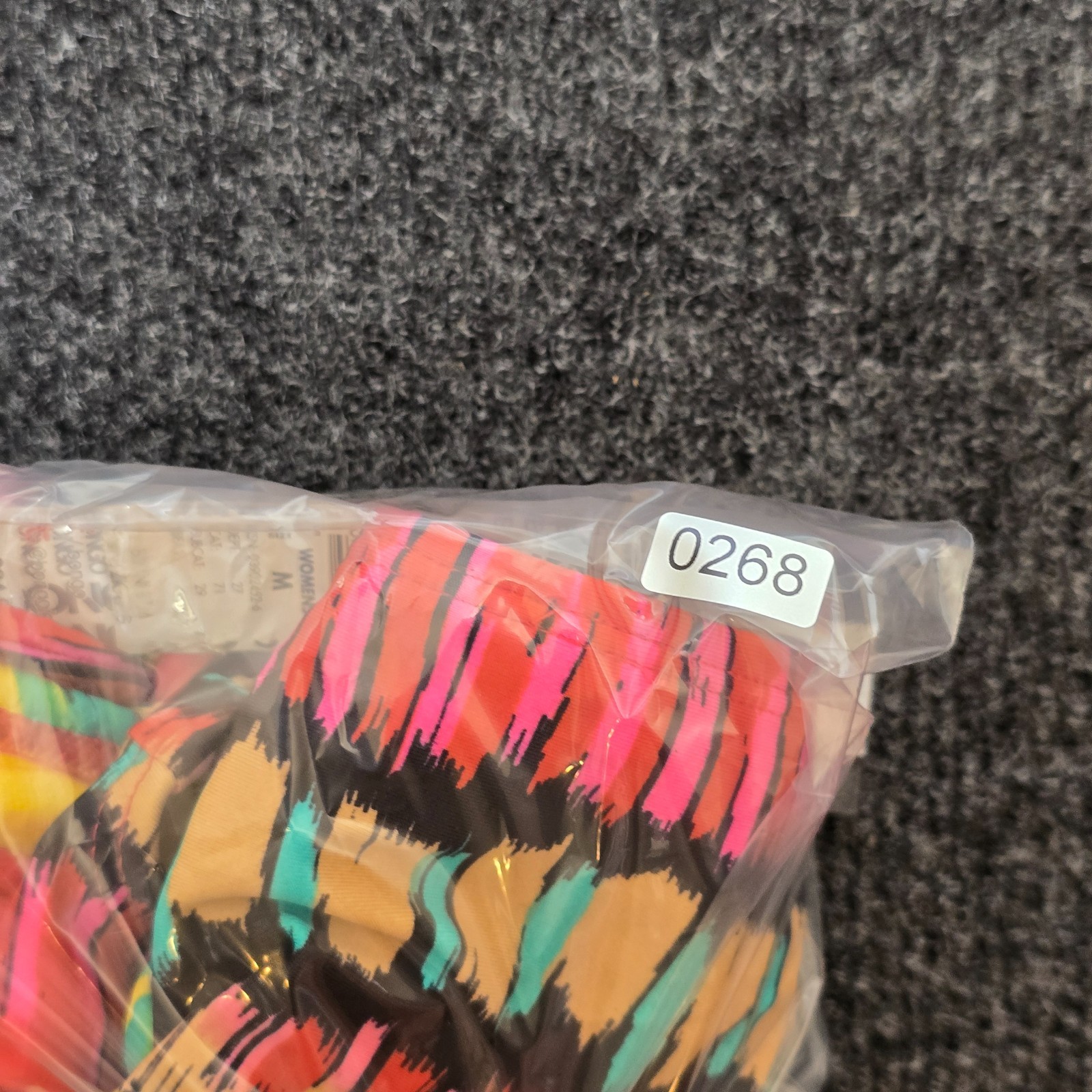 Bongo Bikini Set NWT Women’s Small Multicolor Halter Top & Bottom Two Piece Swim