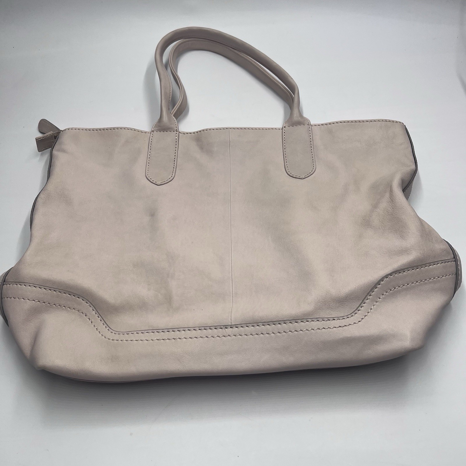 Frye Leather Tote Bag Large Women’s Double Handles Solid Shoulder Handbag