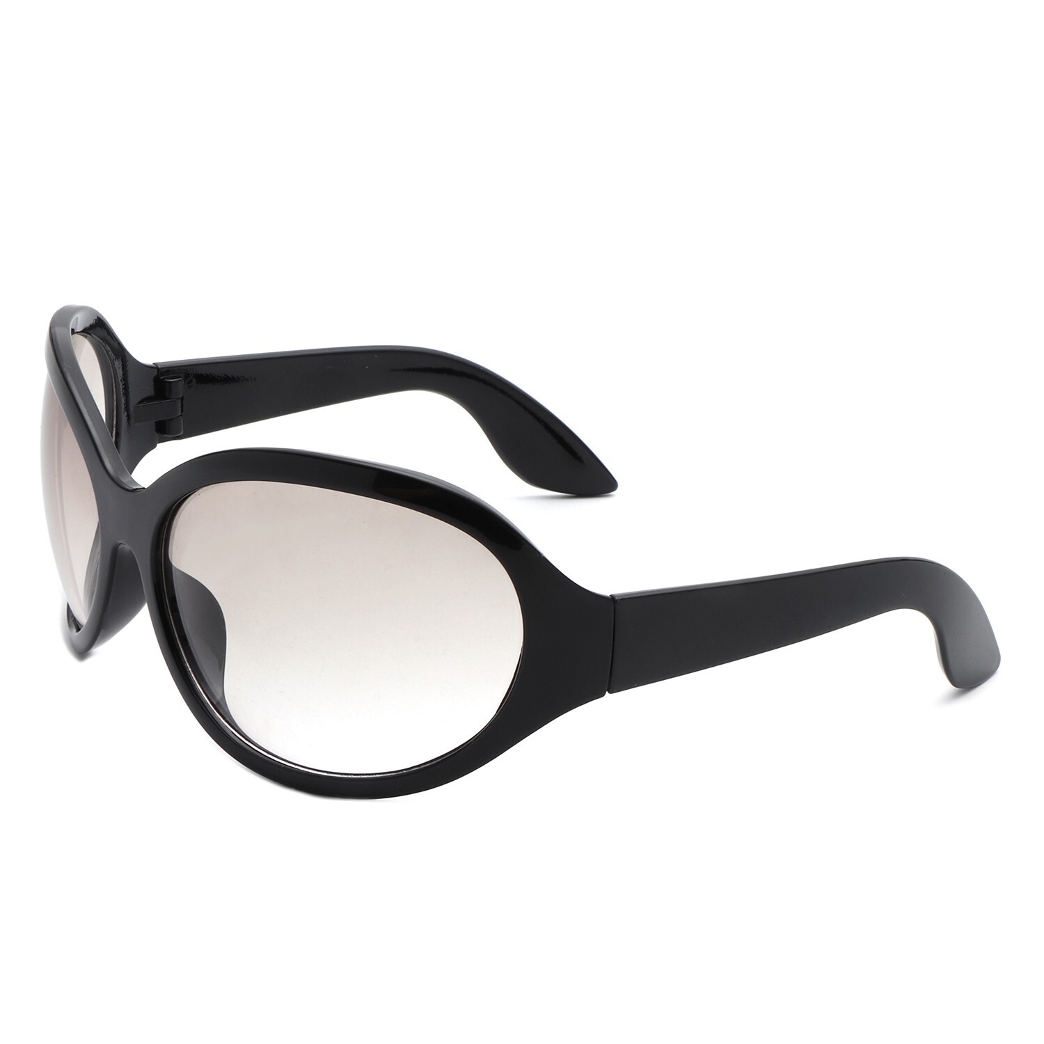 Oversized Round Women’s Sunglasses – Fashion Curved Large UV Protection Eyewear