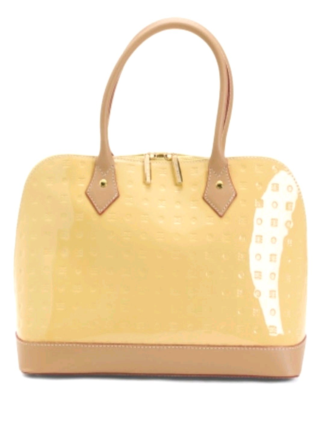 Arcadia Italian Bugatti 🍋 Lime Patent Leather Natural Trim #3614 NWT