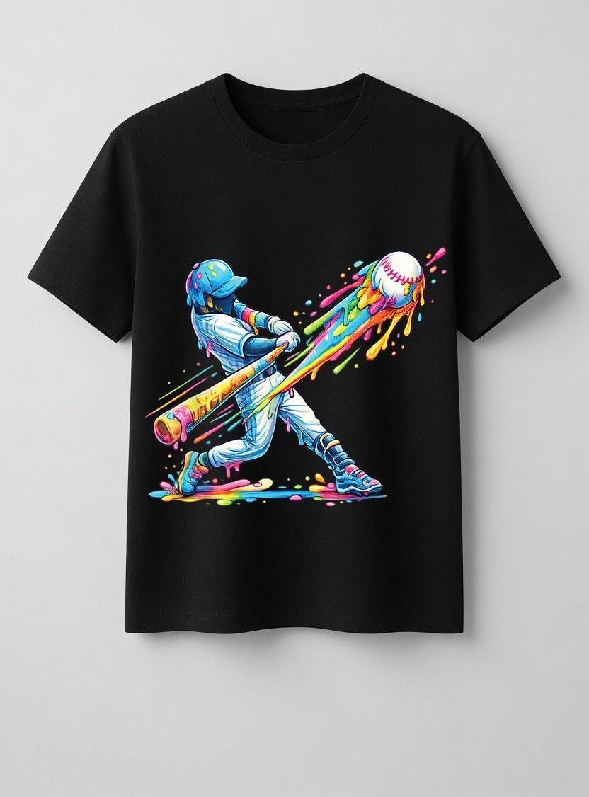 Baseball Drip Ice Cream Apparel Youth Drip Baseball Boys Kid T-Shirt